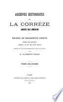 Archives historiques de la Corrèze