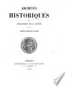 Archives historiques du département de la Gironde