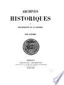 Archives historiques du département de la Gironde