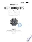Archives historiques du département de la Gironde