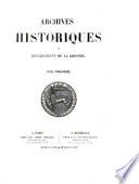 Archives historiques du département de la Gironde