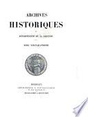 Archives historiques du département de la Gironde
