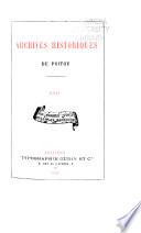 Archives historiques du Poitou