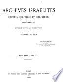Archives israélites