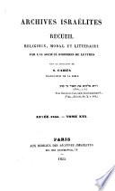 Archives israélites
