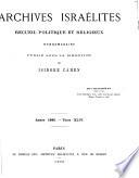 Archives israélites