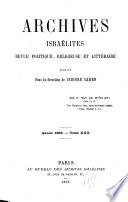 Archives israélites