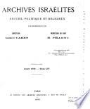 Archives israélites