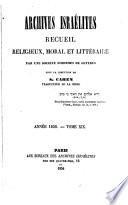 Archives israélites