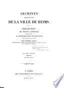 Archives législatives de la ville de Reims