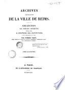 Archives législatives de la ville de Reims