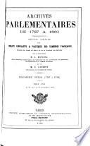 Archives parlementaires de 1787 à 1860