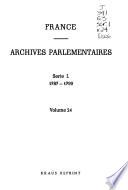 Archives parlementaires de 1787 à 1860