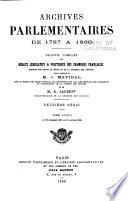 Archives parlementaires de 1787 à 1860