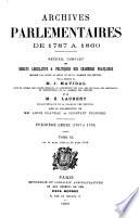 Archives parlementaires de 1787 à 1860