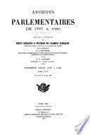 Archives parlementaires de 1787 à 1860