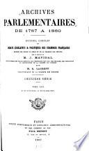 Archives parlementaires de 1787 à 1860