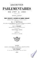 Archives parlementaires de 1787 à 1860