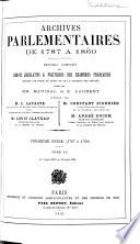 Archives parlementaires de 1787 à 1860