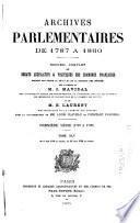 Archives parlementaires de 1787 à 1860