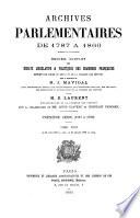 Archives parlementaires de 1787 à 1860