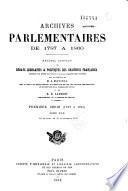 Archives parlementaires de 1787 à 1860