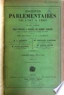 Archives parlementaires de 1787 à 1860