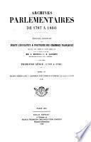 Archives parlementaires de 1787 à 1860