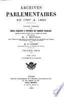 Archives parlementaires de 1787 à 1860