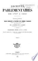 Archives parlementaires de 1787 à 1860