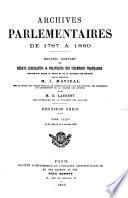 Archives parlementaires de 1787 à 1860