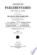 Archives parlementaires de 1787 à 1860