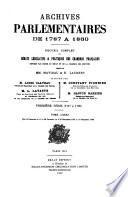 Archives parlementaires de 1787 à 1860