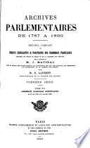 Archives parlementaires