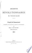 Archives révolutionnaires du Pas-de-Calais