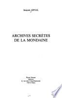 Archives secrètes de la Mondaine