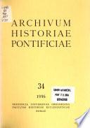 Archivum historiae pontificiae