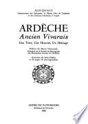 Ardèche, ancien Vivarais