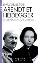 Arendt et Heidegger
