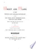 Argot and Slang