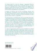 Argumenter dans les écrits universitaires