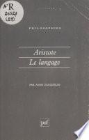 Aristote : le langage