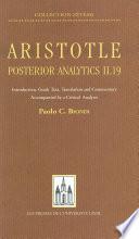 Aristotle: posterior analytics...