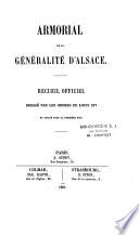Armorial de la généralité d'Alsace
