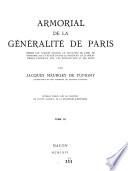 Armorial de la généralité de Paris