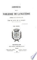 Armorial de la noblesse de Languedoc généralité de Montpellier
