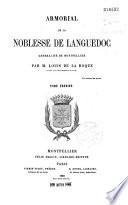 Armorial de la noblesse de Languedoc...