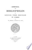 Armorial des bibliophiles de Lyonnais, Forez, Beaujolais et Dombes