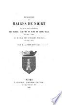 Armorial des maires de Niort