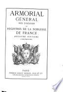 Armorial général de la France ...